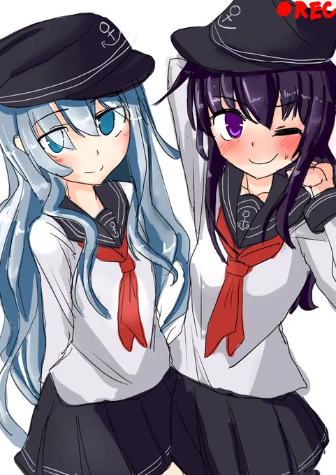 響「暁、無理してポーズをとる必要はないよ」
暁「む、無理なんかしてないわ!こんなのレディならできて当然よ!」
#艦これ版深夜の真剣お絵描き60分一本勝負 