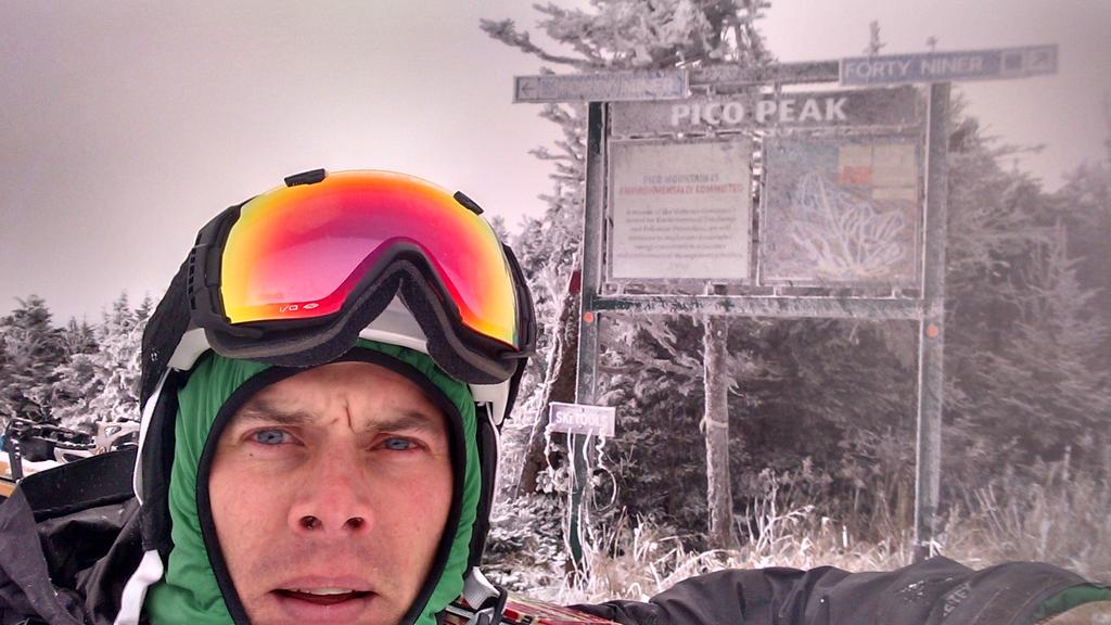 I think I'm the first to ski <a href="/PicoMountain/">Pico Mountain</a> top to bottom this season
