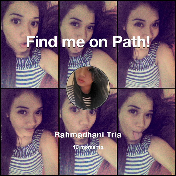 Find me on #Path now! Go to: path.com! #thepersonalnetwork