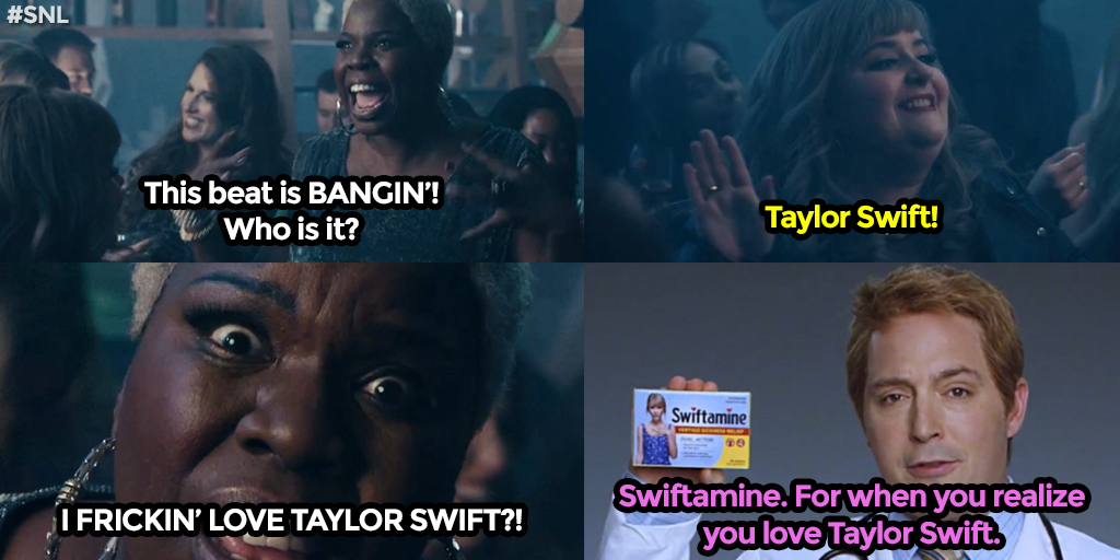nbcsnl's tweet image. #TaylorSwift onset vertigo can strike any time, any place. That&apos;s why now there&apos;s #Swiftamine: bit.ly/1wWSRAl