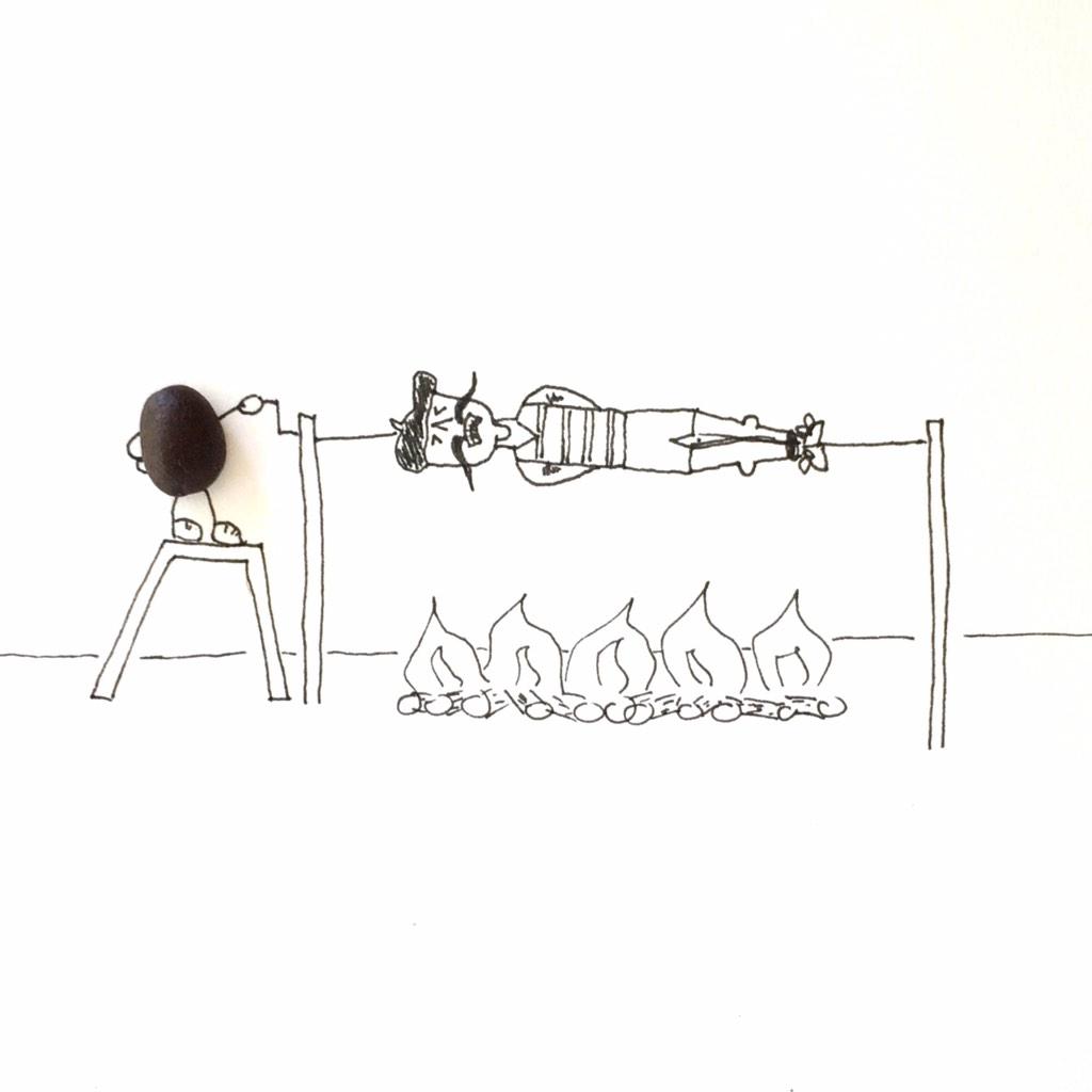 simplecoffeeart's tweet photo. French roast. #simplecoffeeart #coffee #art #drawing #illustration #frenchroast #barista http://t.co/aqdU2CND9f