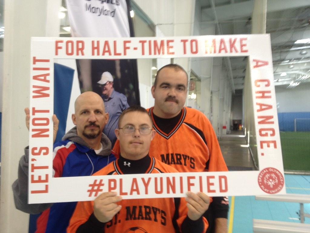 SpOlympicsMD's tweet photo. 2014 Soccer Championships @Crown_Sports. Games have begun. #PlayUnified http://t.co/I7N0MlY7Az