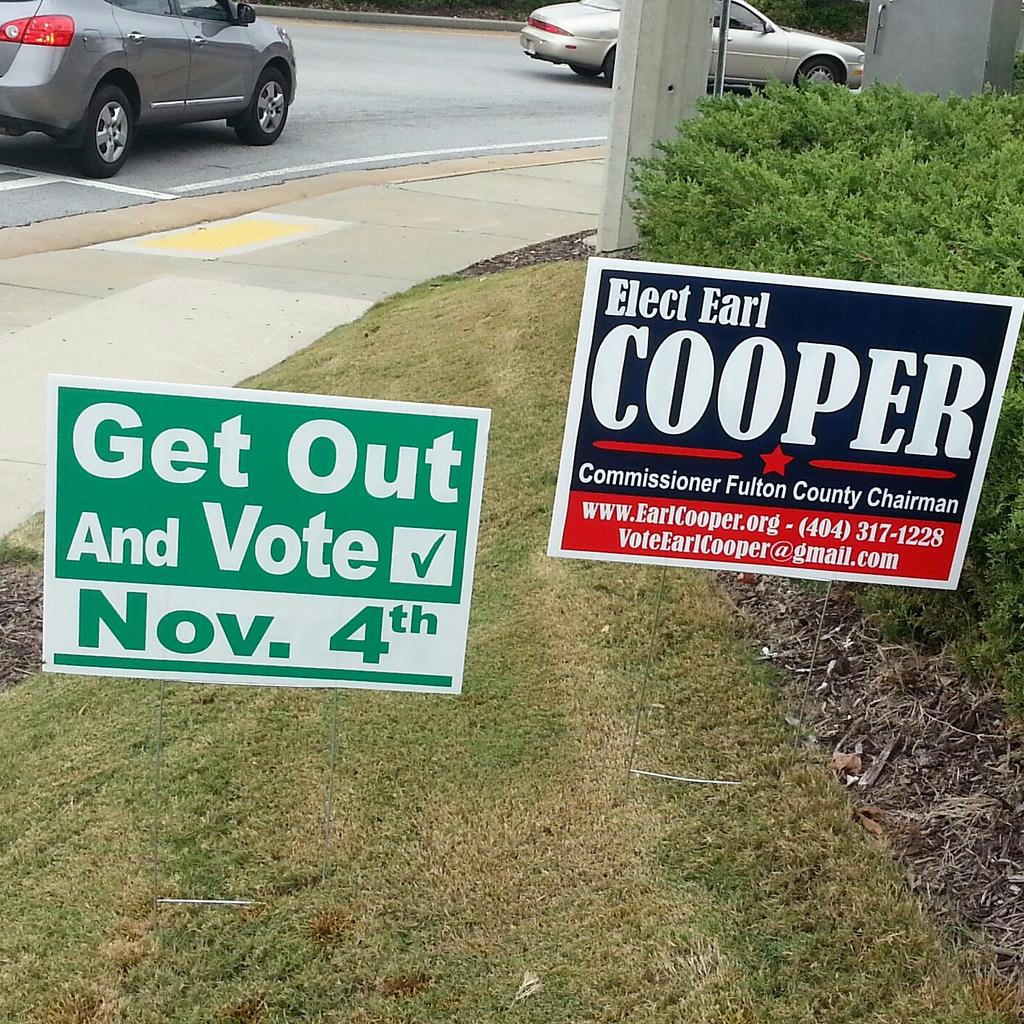 voteearlcooper's tweet photo. Get out and #Vote Nov 4th Elect Earl #Cooper for fulton County Commissioners! #Atlanta #fultoncounty #rockthevote http://t.co/P2DyYsz6Zj