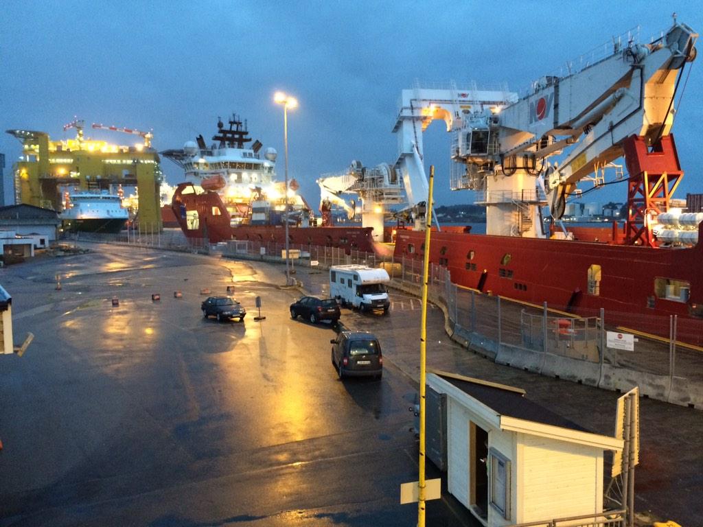 Hey, the Utsira ferry had Internet! @SILKfestivalen