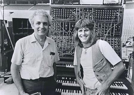  Happy 70th Birthday Keith Emerson (ELP)....pictured here with Dr. Robert Moog   