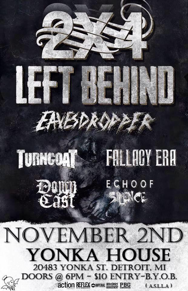 2X4official's tweet photo. DETROIT, MICHIGAN COME HANGOUT. #leftbehind304 #eavesdropper #2x4music http://t.co/Z6ooApqoji