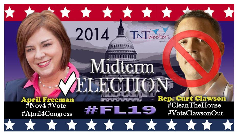 RT @jore1276merino: #FL #CleanTheHouse #FlipADistrict #GOTV #Vote <a href="/April4Congress/">April McClain Delaney</a> #TNTweeters #Sayfie
