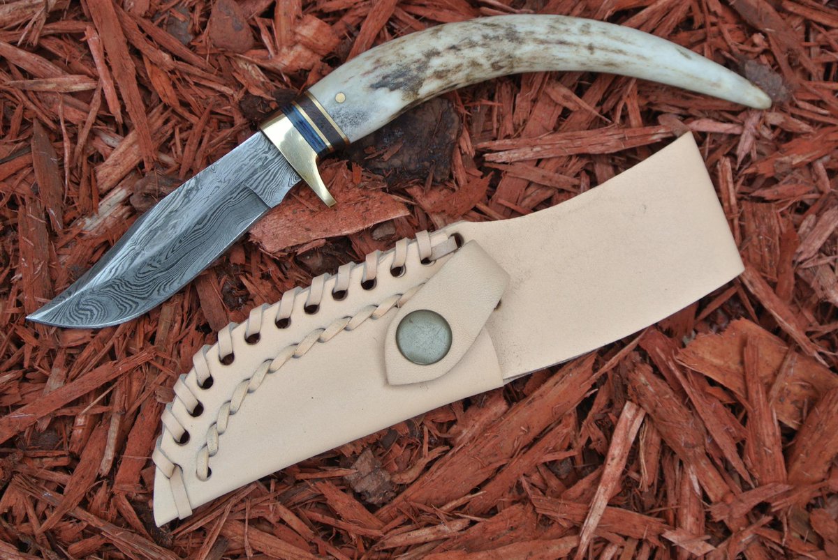 RuralBoyUK's tweet photo. Genuine Damascus Knife With Stag Spike Handle
http://t.co/oVGepKllyI
#hunting #bushcraft #damascus #game http://t.co/GnOpfUuW0n