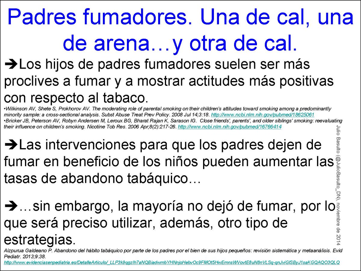 JulioBasulto_DN's tweet photo. Padres fumadores. Una de cal, otra de arena...y otra de cal. http://t.co/RiMzZuI8K6