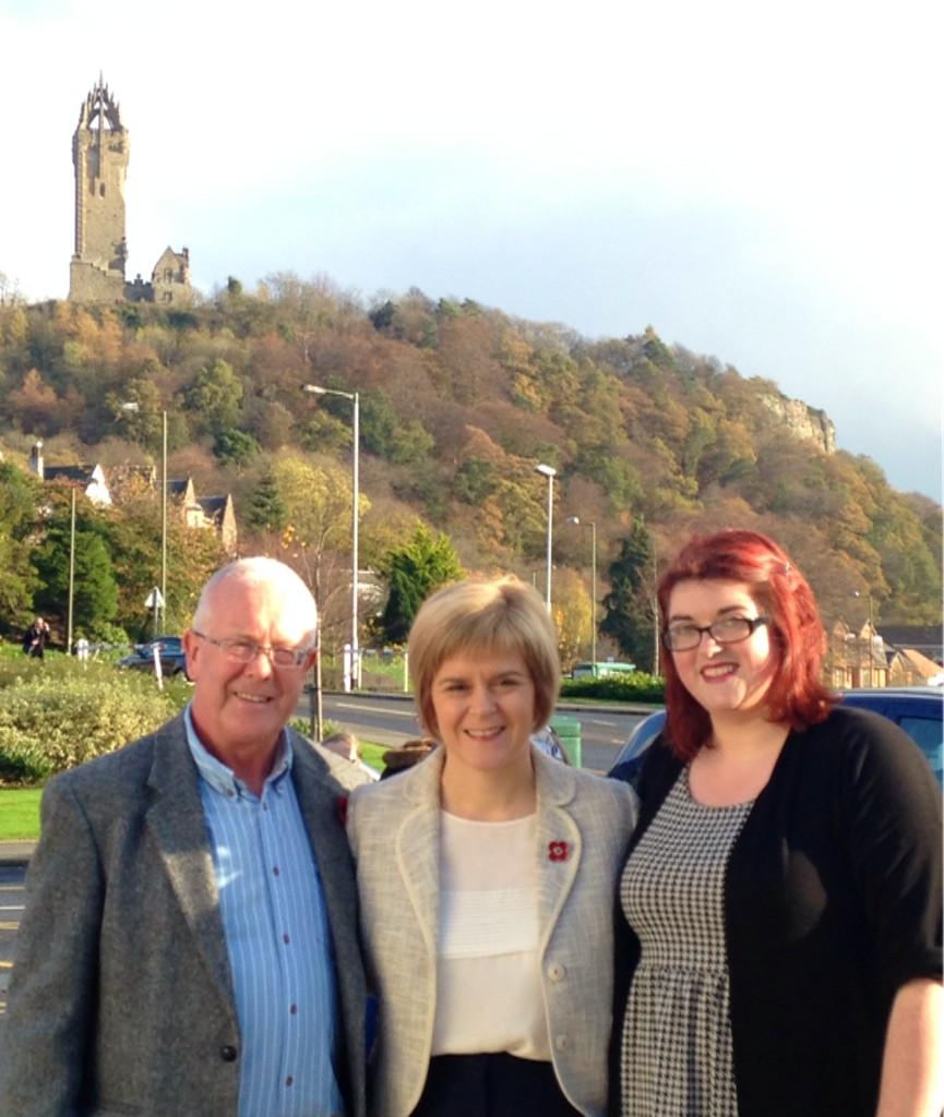 pamelathornton's tweet photo. Huge turnout in Stirling to hear @NicolaSturgeon and @RHBruceCrawford. http://t.co/cY3KBt4yOt