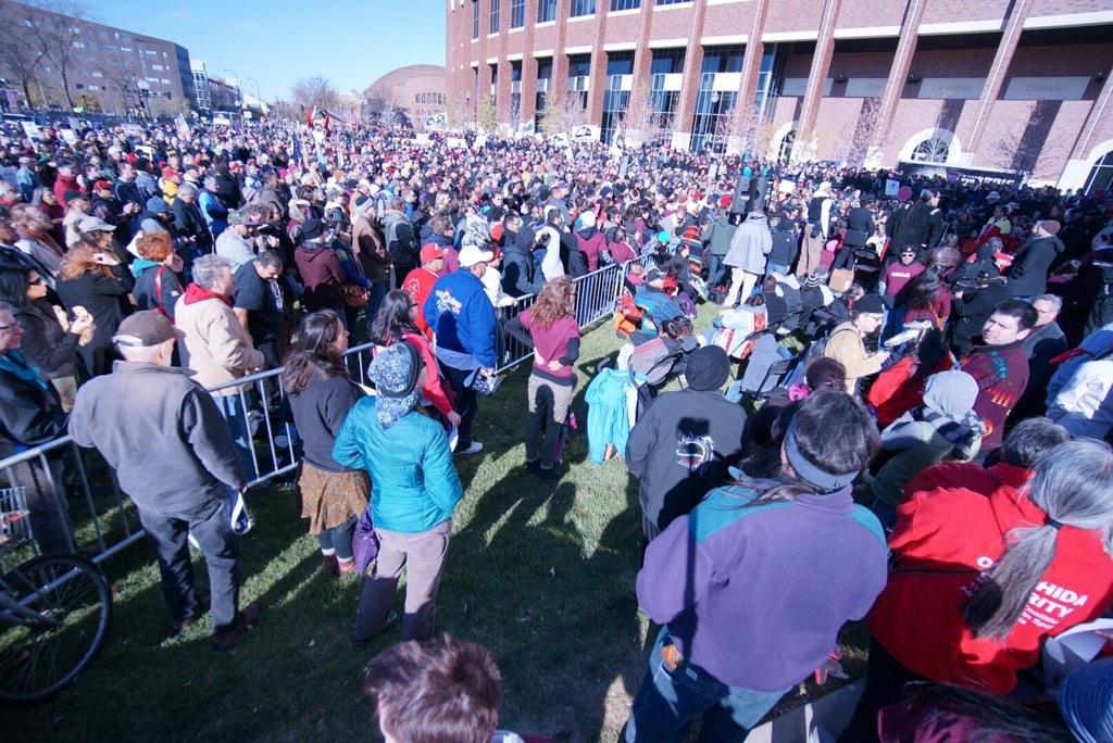 rycoolme's tweet photo. "There must be an end to the denial of the holocaust in America." -rally speaker #NoHonorInRacism #changethemascot http://t.co/FFZn7TIta8