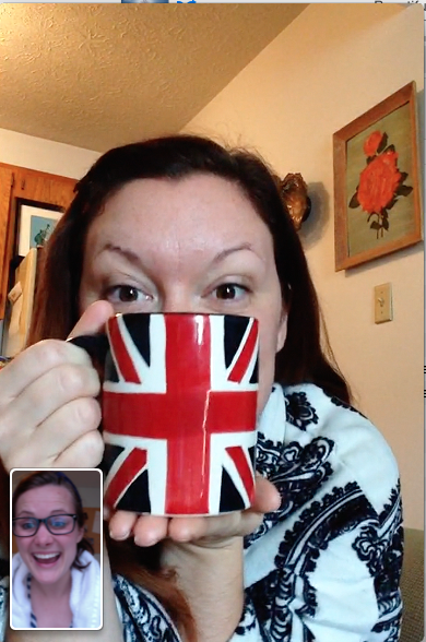 jennalwild's tweet photo. Loved having a catch up with @advieck today. #NiceMug #MissYou #RoxanneSylvesterLeech http://t.co/ZqJM5meILQ