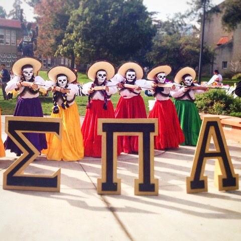 gflssjsu's tweet photo. ¡Feliz Día de los Muertos! We were part of Sigma Pi Alpha Sorority's event #gfls #sigmapialpha #sjsu #DiaDeLosMuertos http://t.co/oecvIMJAf5