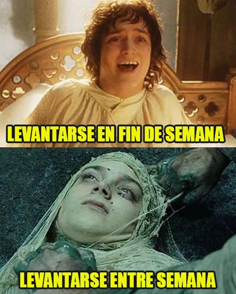 2325Alba's tweet photo. "@nurtko  "@MejoresTwits: Entre semana VS Fin de Semana: http://t.co/2tSHSkMwEJ"