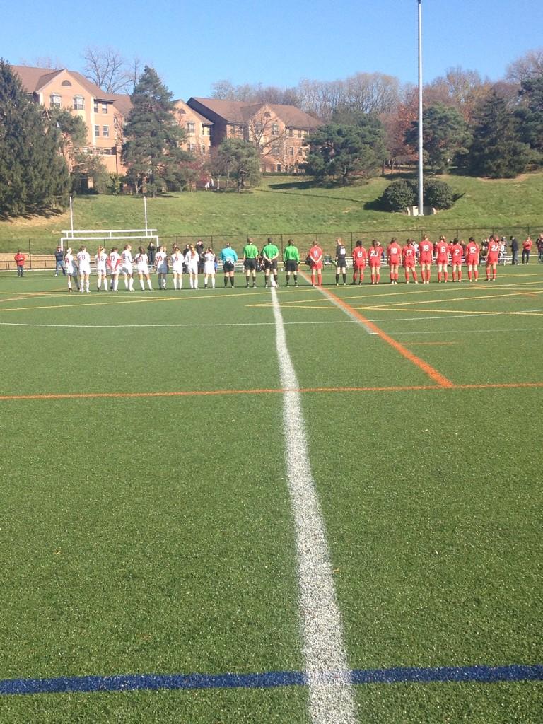 LaurelBeHa's tweet photo. Starting lineups for the Miami Redhawks and the Ohio State Buckeyes in the #region3 #WMASC championship game http://t.co/Cxp2EdZjXD