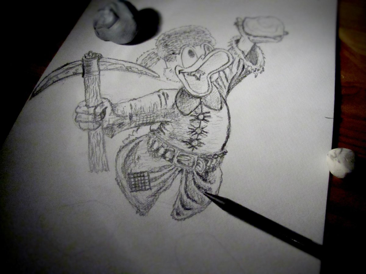 valsidlav's tweet photo. work in progress #sknerus #mckwacz #scrooge #mcduck #LifeAndTimesOfScroogeMcDuck #klondike #gold #sketch #drawing http://t.co/lAzgLHq3pH
