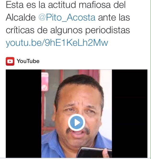 UbchPatriota's tweet photo. Wladimir Cobis le cantas sus verdades a > @Pito_Acosta x agredir a periodistas http://t.co/H4aKQxfZR5 @jmontillapsuv http://t.co/MpKuuRq4f8