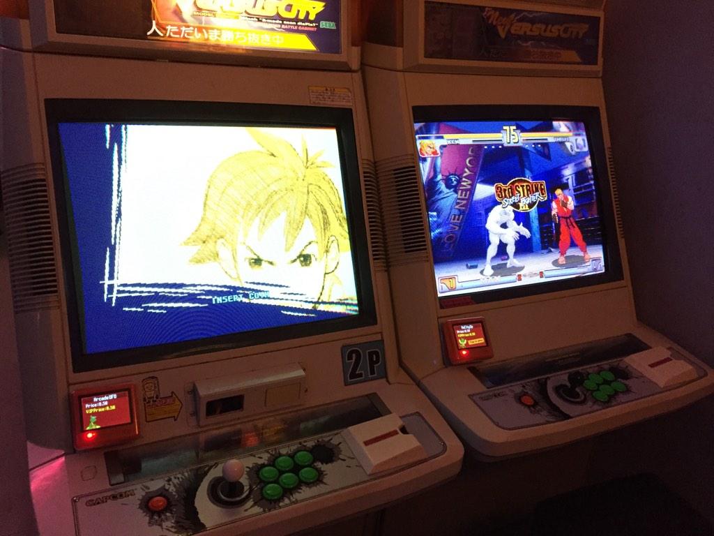 arcadeufo's tweet photo. Two 3rd Strikes both ready to go, with fixed monitors. Thank you for your patience! http://t.co/TTFp2t0kIB