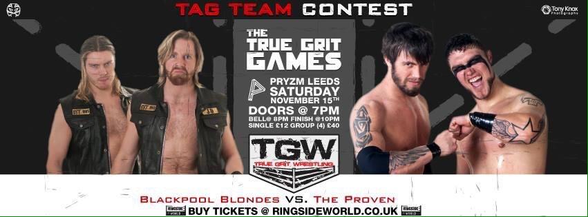 JollyTheBear's tweet photo. The @BlackpoolBlonds take on The Proven @TrueGritPromote #TrueGritGames in 2 weeks.
Tickets from @RingsideWorld http://t.co/7DlJA06mPJ