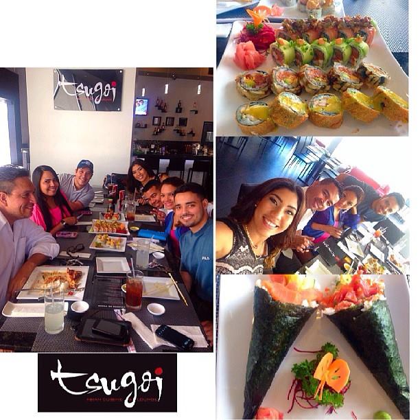 Alferrezp's tweet photo. Espectacular tarde en @Tsugoi con el #karaokedelasestrellas patrocinada por @publik4 #sushi #panama #venezuela #food http://t.co/xpI3rivppW