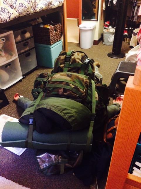 carson_2232's tweet image. I promise my roommate is under there somewhere #rotcproblems #ripmolly