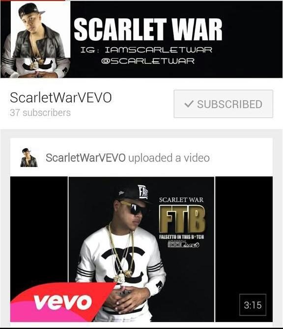 pghchick2013's tweet photo. Go #Subscribe 2 @ScarletWar #VevoChannel And make sure u listen to #HitOnce & #FTB
he got 🔥🎶💯% #TeamScarletWar http://t.co/8hx5qExBXl