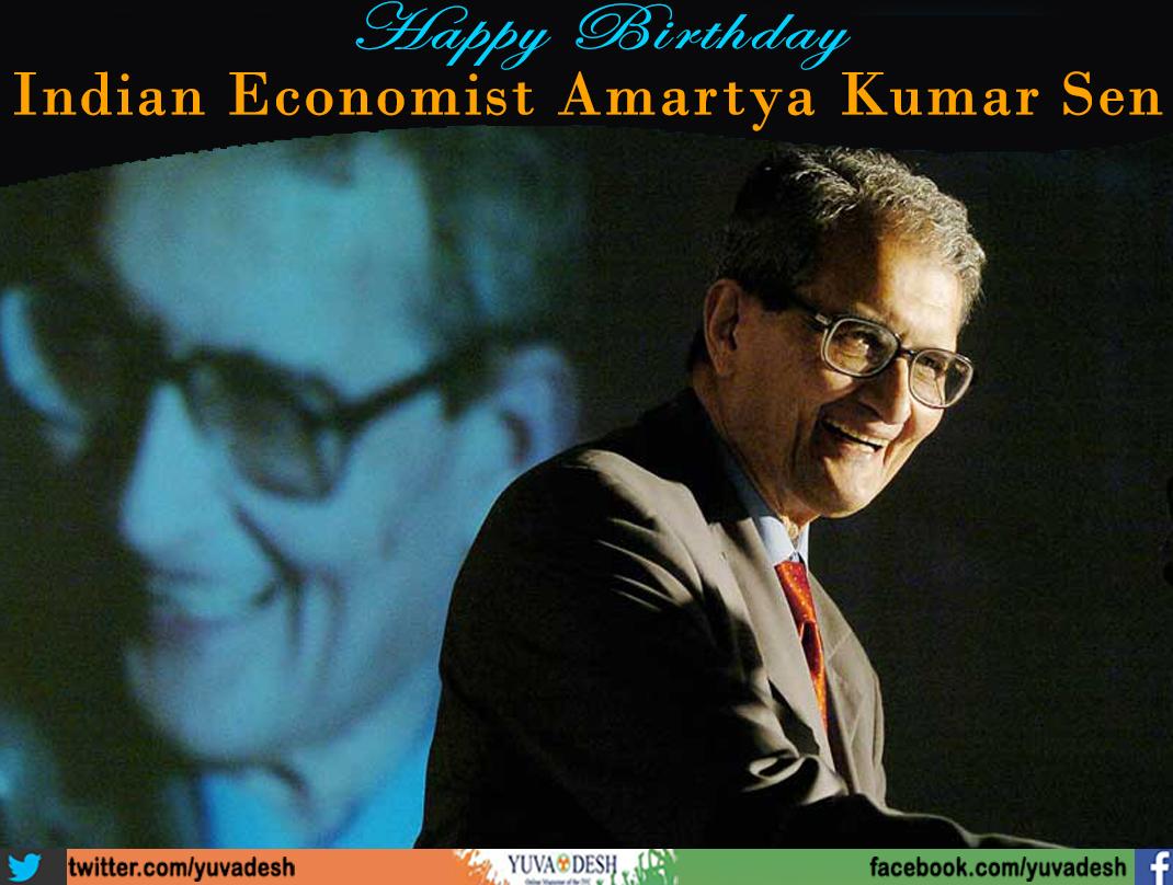 Wishing Bharat Ratna Indian economist Amartya Sen a very Happy Birthday. 