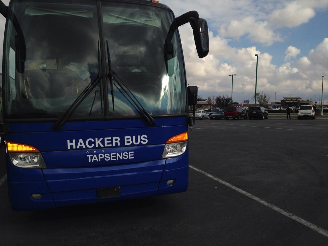 kath8000's tweet photo. Last stop on the #TapSense Hacker Bus before #GDCNext http://t.co/sNGDZKhrXM