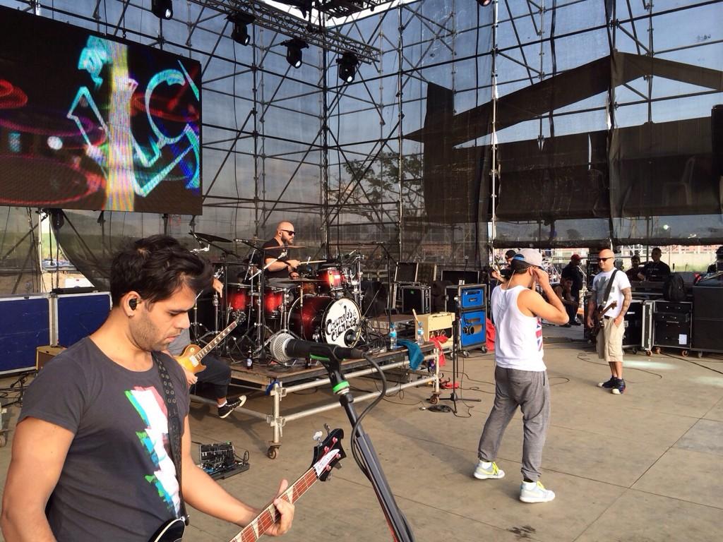 CDCrock's tweet photo. #Soundcheck #OffRoad2014 @rusopav @asiercazalis @dariocdc @unenano #SanDiego #cdcrock #cdcoffroad #cdcsandiego http://t.co/2FLfBQAKND
