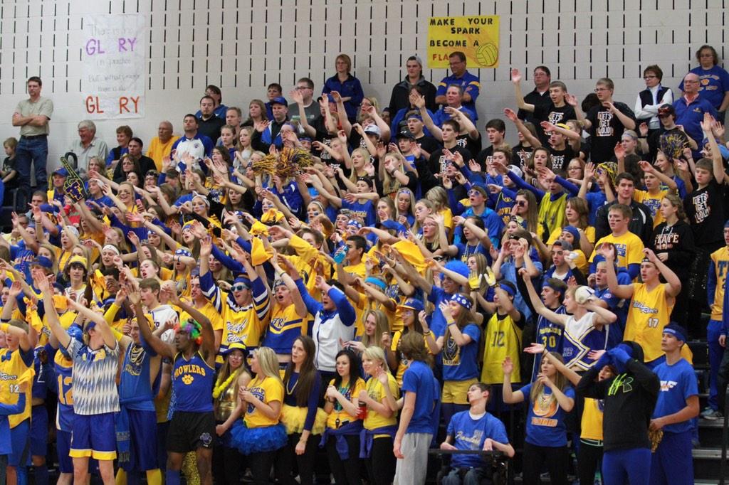 kylea_bernier's tweet photo. Student section goals: achieved✅☝️ http://t.co/Au04t7BdbG