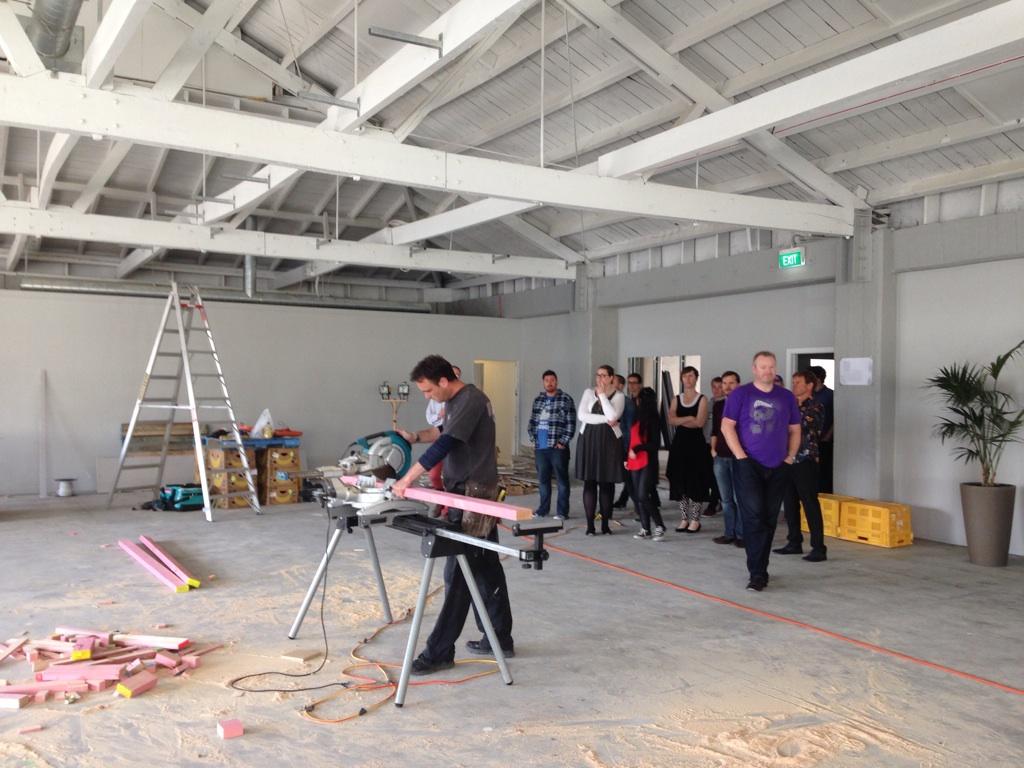 BekaWhale's tweet photo. Our residents just checked out the Project: Blank Canvas build. Yeah! Transformation in action! @BizDojo #wellington http://t.co/BiLiwUwrCe