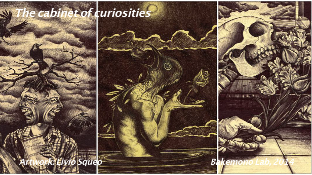 BakemonoLab's tweet photo. Bakemono Lab presenta: The cabinet of curiosities
I sillogismi dell'amarezza di Livio Squeo http://t.co/FWvvyWRmjN