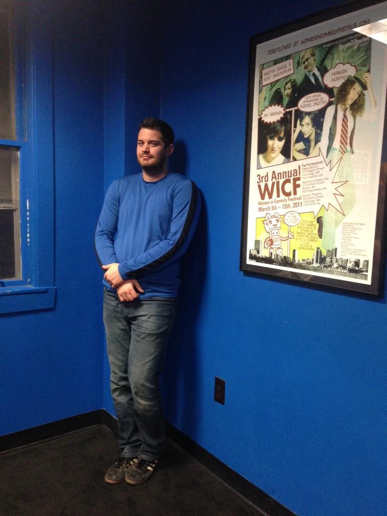 FirstDateBoston's tweet image. Chameleon prov continues - "I only have shirts in Orange and Blue"