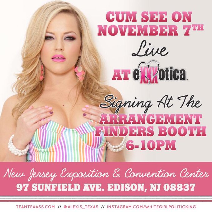 Come see me this Friday at the @ArrangementX booth from 6-10pm #teamtexass #exxxotica http://t.co/34