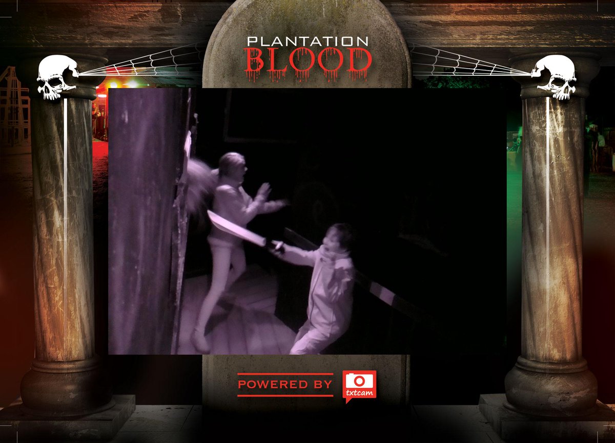 Last night, one young patron decided to fight back... pirate style! #PlantationBlood #ScareCam #ScareofTheNight