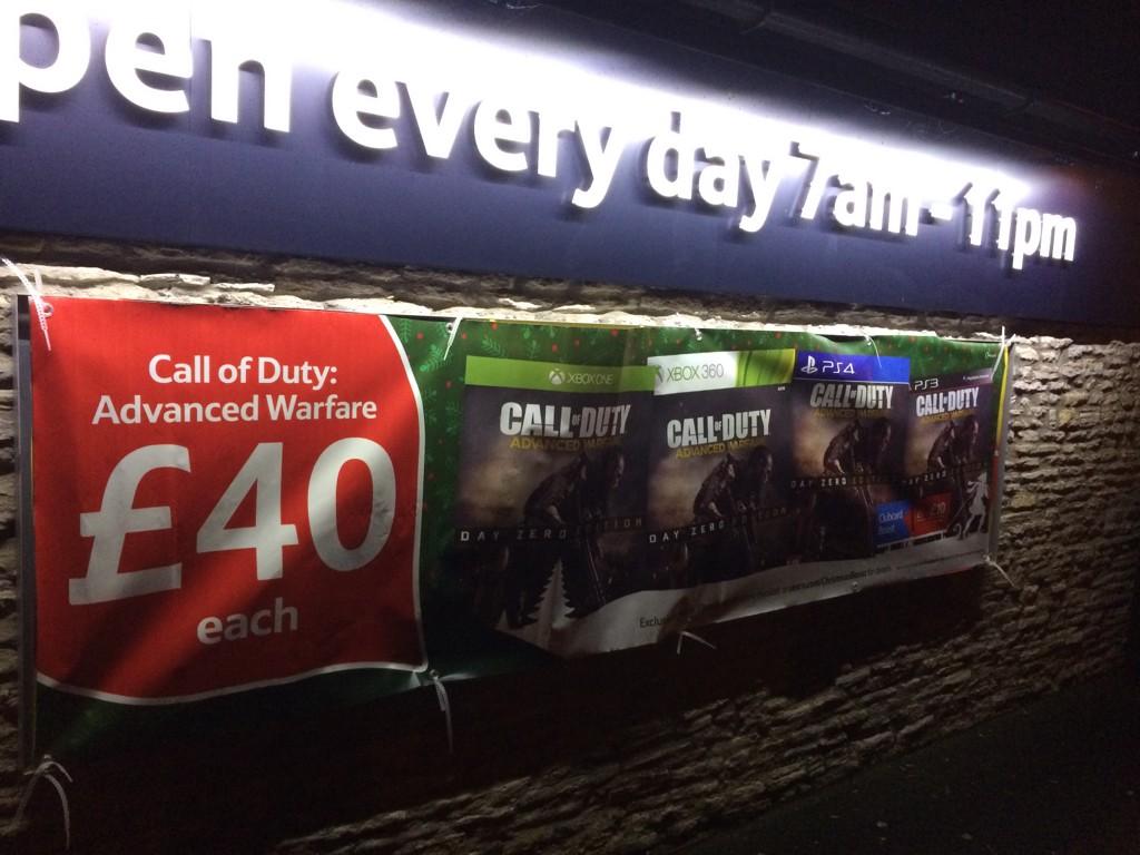 2513Exp's tweet photo. Get your Call of Duty copy tonight at Baileys Express!! £40, bargain!! Or £20 worth of club card vouchers boosted! http://t.co/jgd1DYHUpT