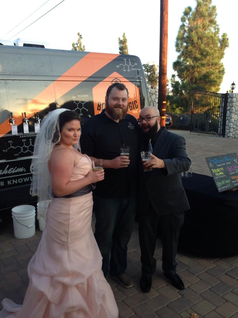 garlicscape's tweet image. Viking wedding with @BottleLogicBrew @TheVikingTruck