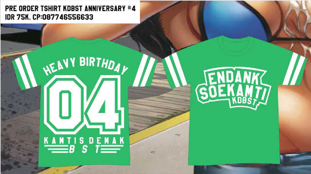Pree order TS kamtis demak bst,heavy birthday 04.Idr 75k minat sms aja nomer yang ada di gambar