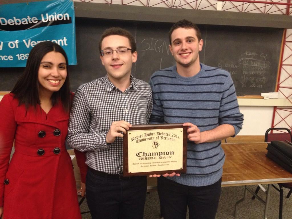 asnider's tweet photo. Brandeis wins #Huber14 congratulations! http://t.co/GqHHWV9SyN