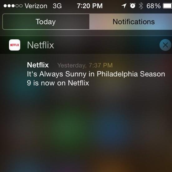 mainstreet13's tweet photo. Damnit Netflix what are you trying to do to my GPA here? #lessstudying #moreshows http://t.co/uF6YsieTHp