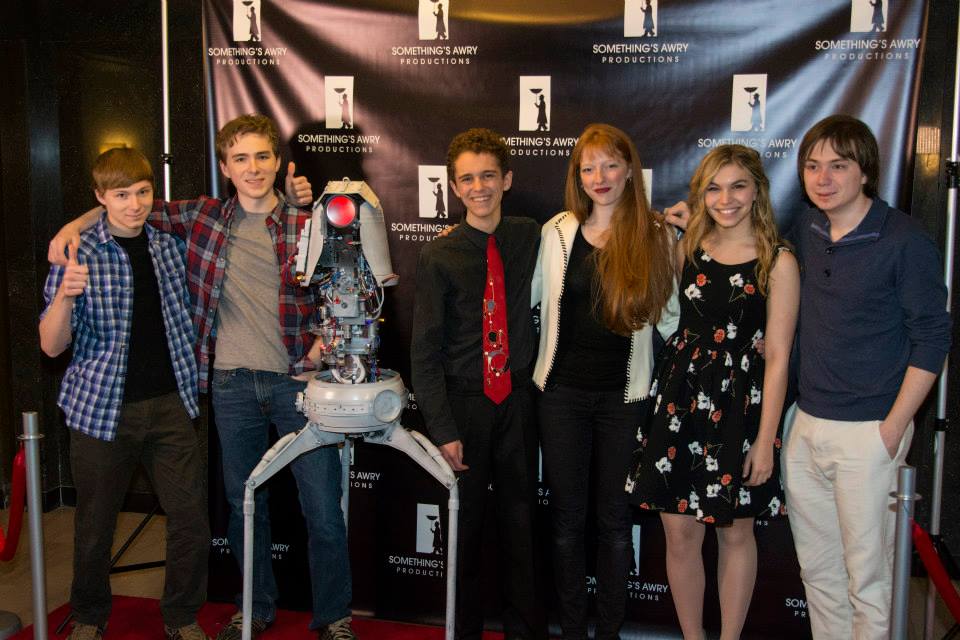 Somethingsawryp's tweet photo. Cast & crew at our premiere tonight! #indiefilm #aliencommunications #GUMBALL @NikTheorin @KurtisTheorin @Bionicle28 http://t.co/TfWZxvGU1c