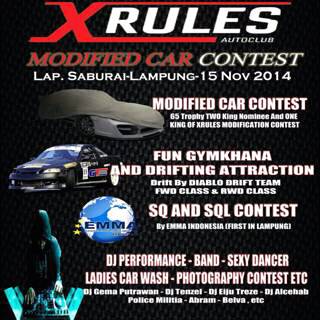 Full support <a href="/XRULES_LPG/">Xrules Lampung</a> modified car contest, at Lampung 15 ● Nov ● 2014