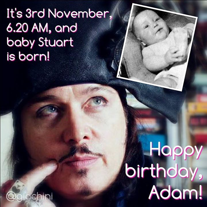 Happy 60th Birthday Adam Ant!! How the hell did that happen.. 