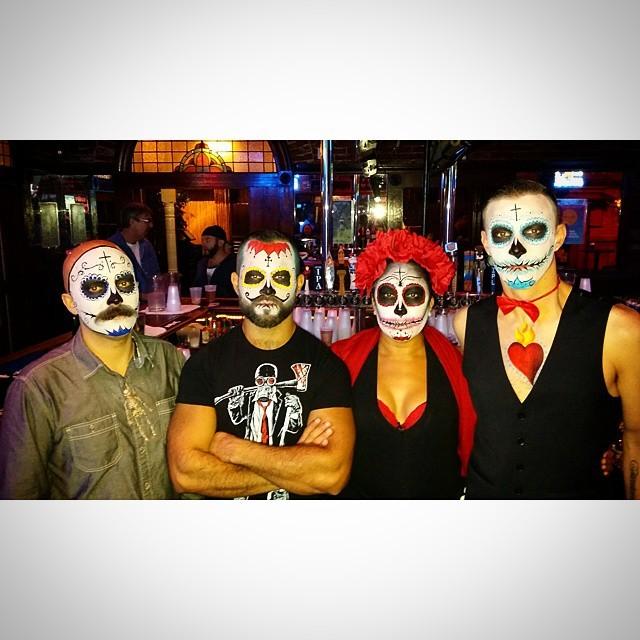 LustinSanDiego's tweet photo. The #bourbonstreetsd crew for#dayofthedead had a great time and @ggmoneysd1 for the #champaine tag all them hoes!! http://t.co/xJkKfci2bk