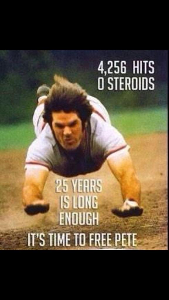 Baseballprobz's tweet photo. #FreePete http://t.co/YIZ7pGmHAc