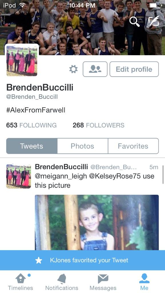 meiggyyy's tweet photo. “@Brenden_Buccill: @meigann_leigh @KelseyRose75 it's going strong http://t.co/NHZrCt2yIt” shoot yeah #AlexFromFarwell