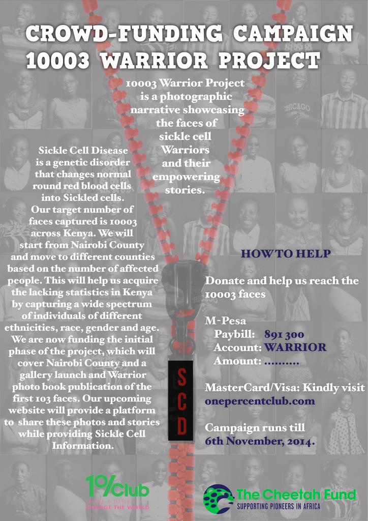 10003Warriors's tweet photo. Share and support our #crowdfunding campaign https://t.co/O0PIrF1smu #10003WarriorProject #SickleCellAwareness
Thanks http://t.co/GM3AfO7bHa