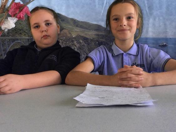 MissFryerWPS's tweet photo. Peta and Isabelle were filming the Anchors role for our TV station, Channel Star. 
By Isabelle. http://t.co/NGK69Cn5cN