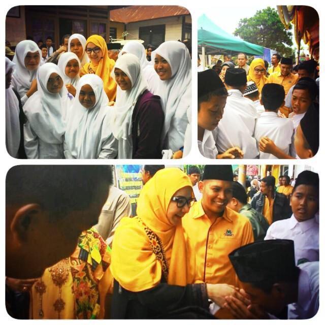 Banyak imu yg kupelajari tp aku iri dg anak2 pesantren ini krn mrk di asrama dan hapal al quran, sukses ya nak