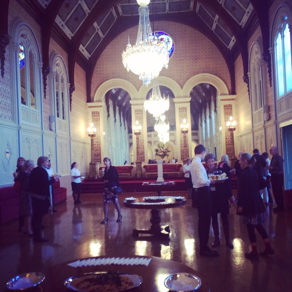 Kazmalone2905's tweet photo. #aaee2014 Conference reception at government house Hobart@tonialgray @EarthSanctuary @Kazmalone2905 http://t.co/OiXxY7UK0A